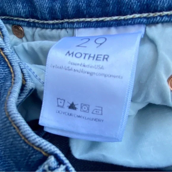 MOTHER The Ditcher Ankle Jeans in Truth Or Dare Size 29